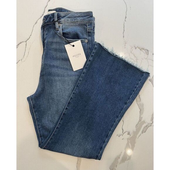 Hidden Los Angeles NWT Clean Cropped Flare Size 31 - Picture 4 of 5